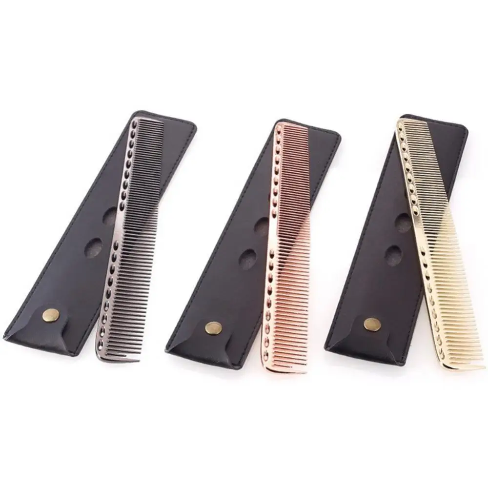 

Professional Stainless Steel Hair Comb Ultra-thin Anti-Static Hairdressing Tool