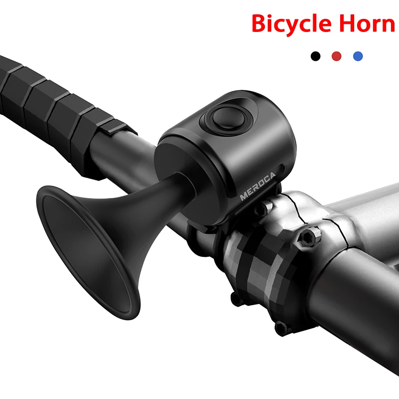 

120db Electric Bicycle Horn Loud Bike Bell with Warning Sound Bike Horns with Warning Sound and Battery for Kids Scooters Bikes
