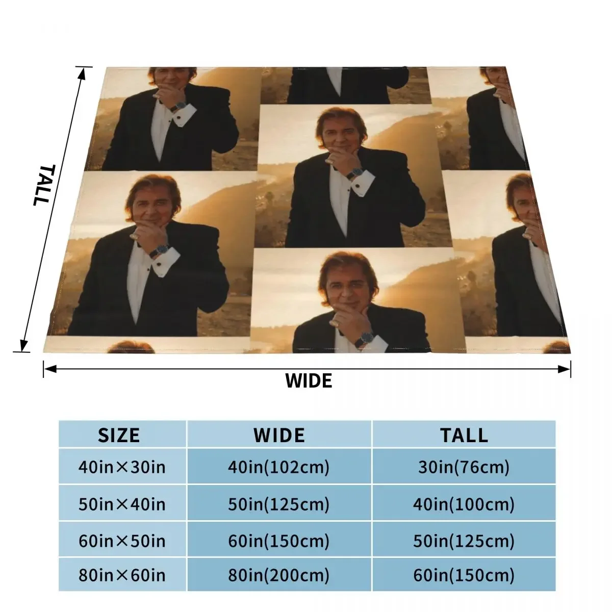 Мягкое Клетчатое одеяло для путешествий с эмблемой to Humperdinck zoni