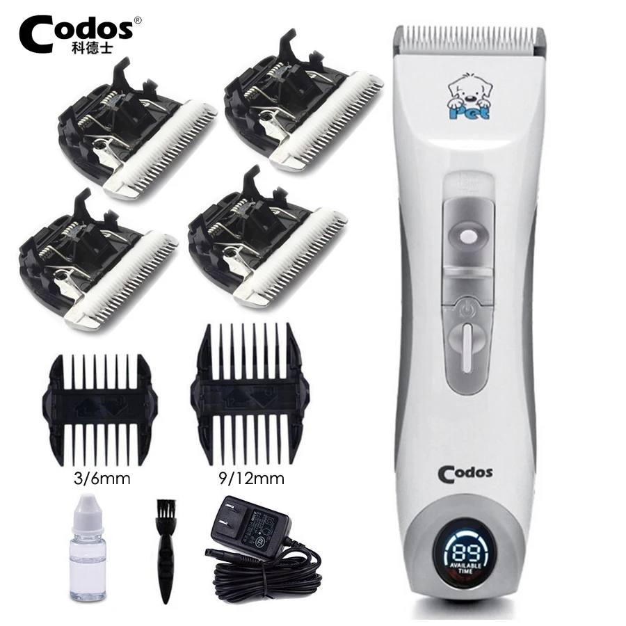 

Codos CP-9600 Dog Hair Cutter Professional Electric Pet Cat Clipper Grooming Trimmer Pets Haircut Shaver Mower For Animals