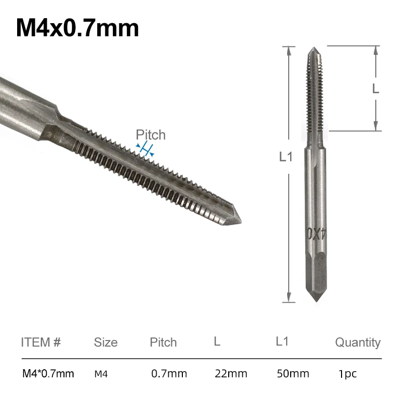 

Набор метчиков xcan CMCP M3-M12