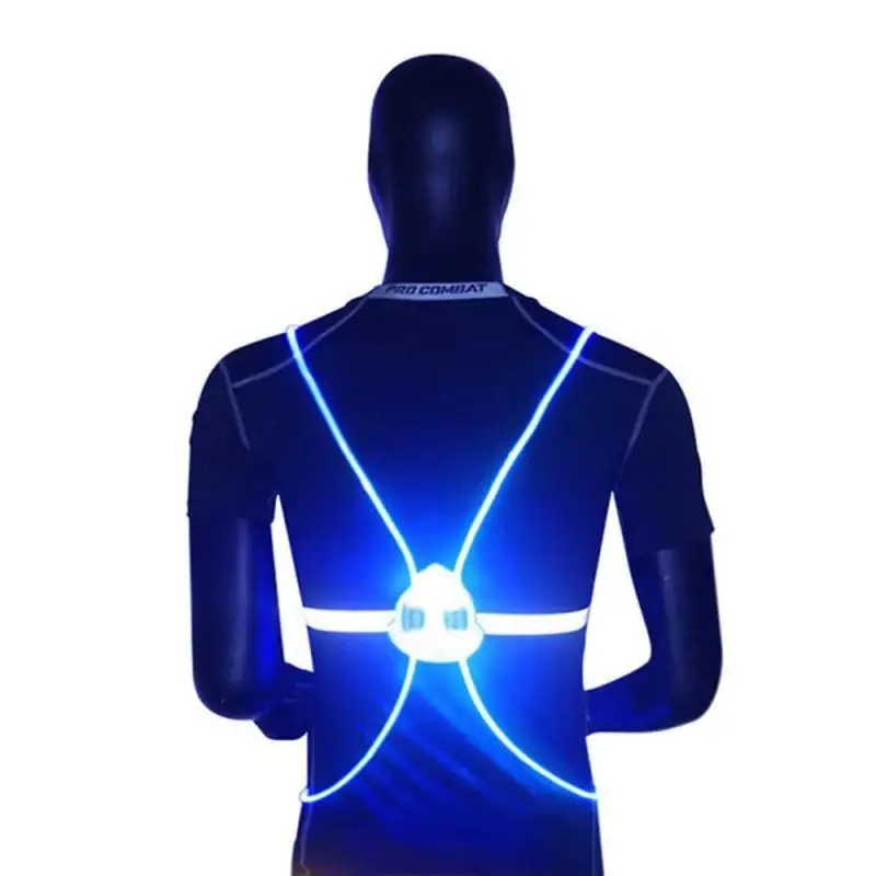 

360 Reflective LED Flash Driving Vest High Visibility Night Cycling Running Riding Outdoor Activities Light Up Safety Bike Vest