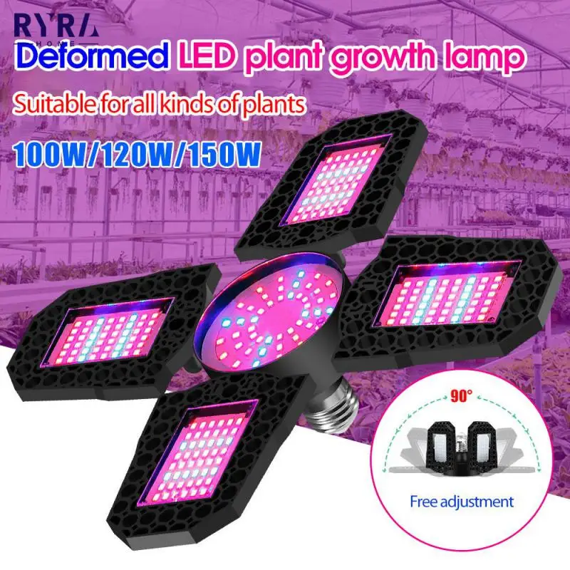 

Phytolamp Led Grow Light Angle Adjust E27 Full Spectrum Growth Lamp UV Lamp Greenhouse Flower Seed Grow Tent Hydroponic Lamp Hot