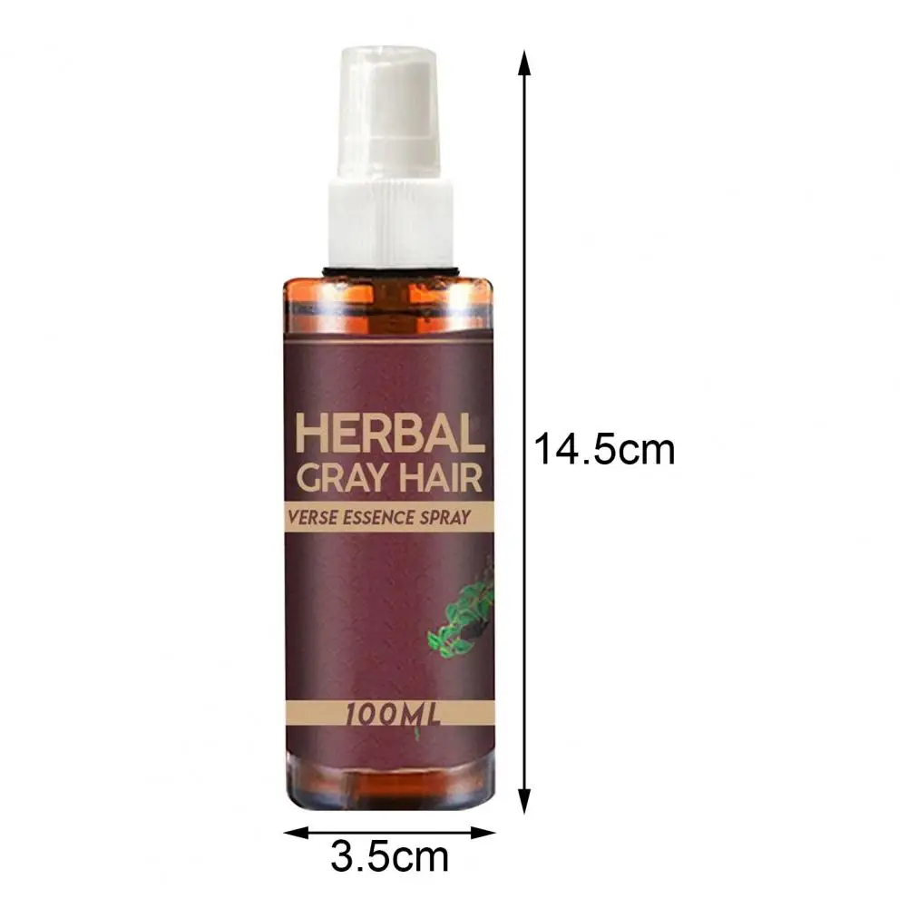 Sdotter Effective 100ML Helpful Herbal Grey Hair Spray Hair Styling Spray Gentle