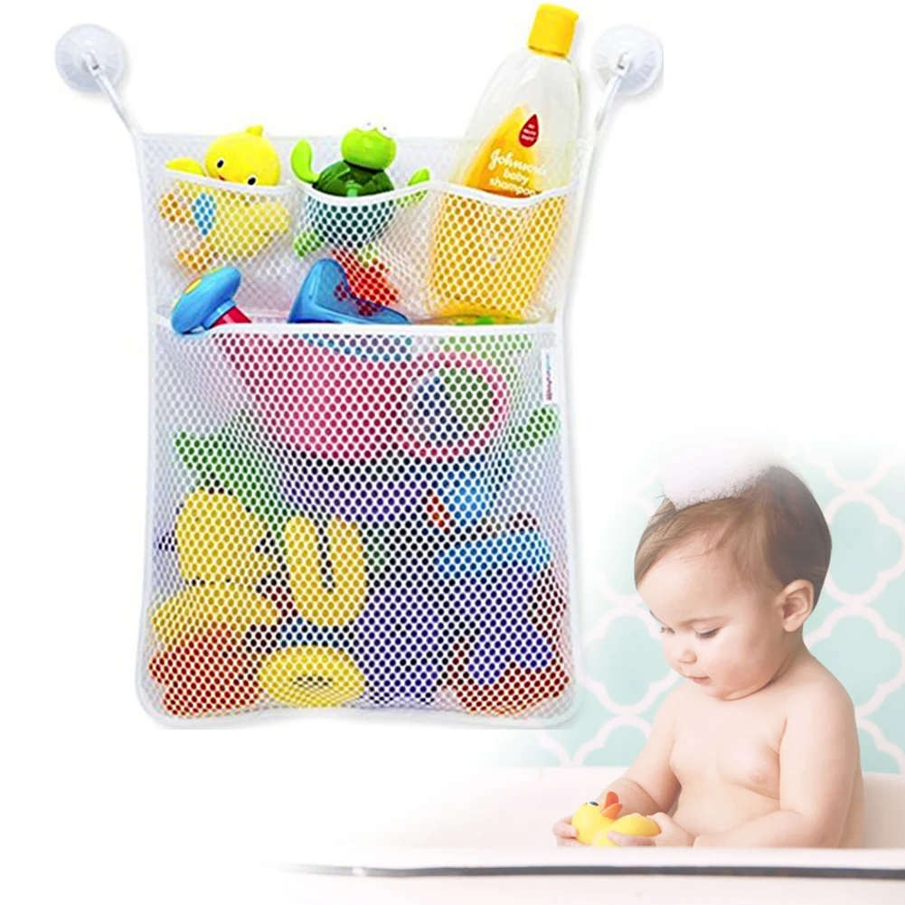 

Baby Toy Mesh Bag Bath Bathtub Doll Organizer Suction Bathroom Bath Toy Stuff Net Baby Kids Bath Bathtub Toy Bath Game Bag Kids