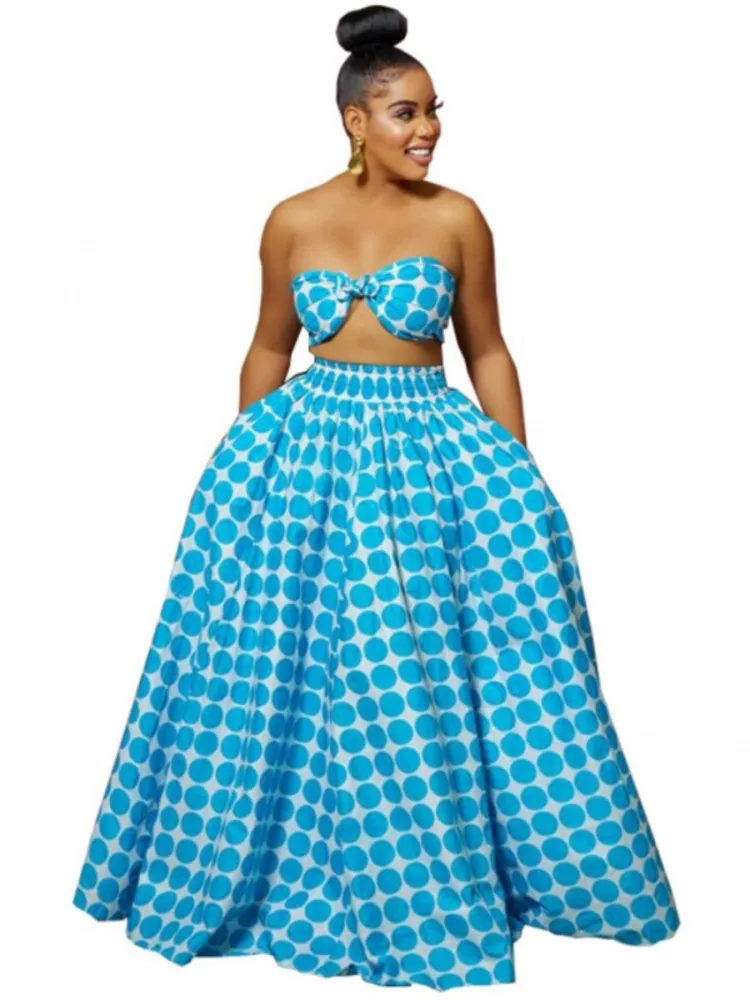 

Skirt Cover Up Set Swimwear Women With Strapless Bra Bathing Suit 2022 Fashion Print Beach Style Holiday Skirt Cover Up Outfits