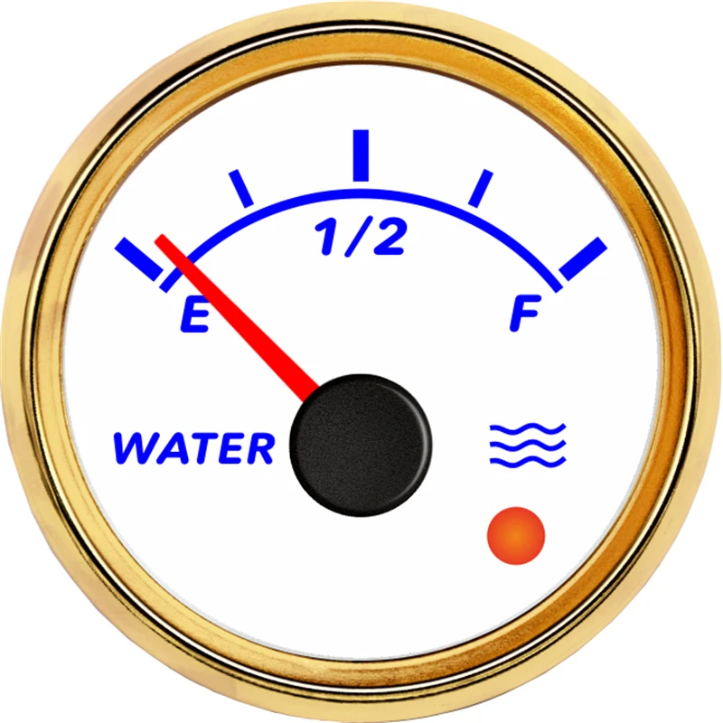 Новый тип 0-190 Ом 240-33 указатель уровня воды 52 мм черные измерители с сигнализацией