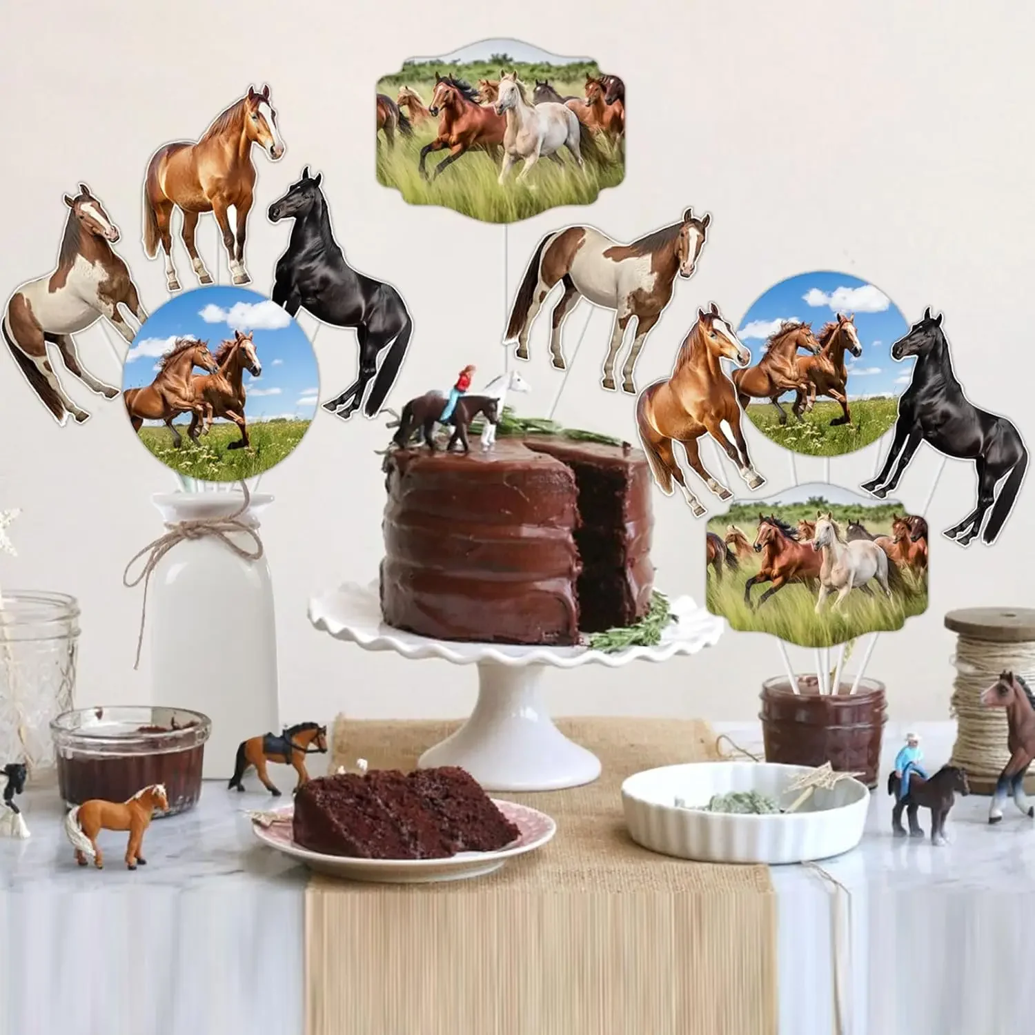 Центральные части лошадей настольные панели гоночный декор тематика Бохо лошади