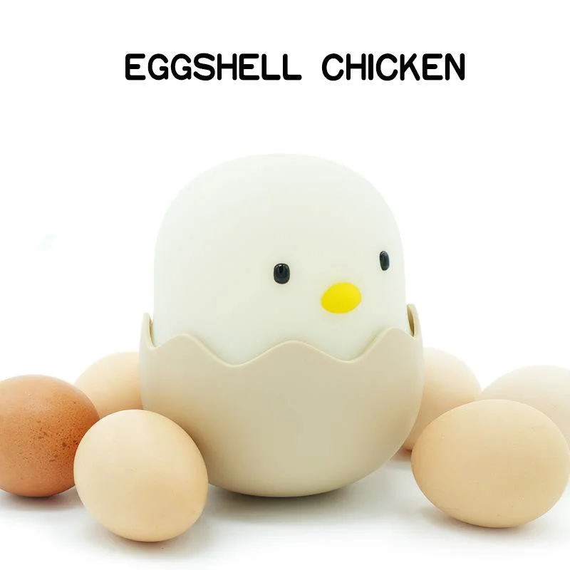 

Night Light for Kids Baby Nursery Lamp with Touch Controls Cute Chick Bedside Lamp for Breastfeeding USB Rechargeable Light