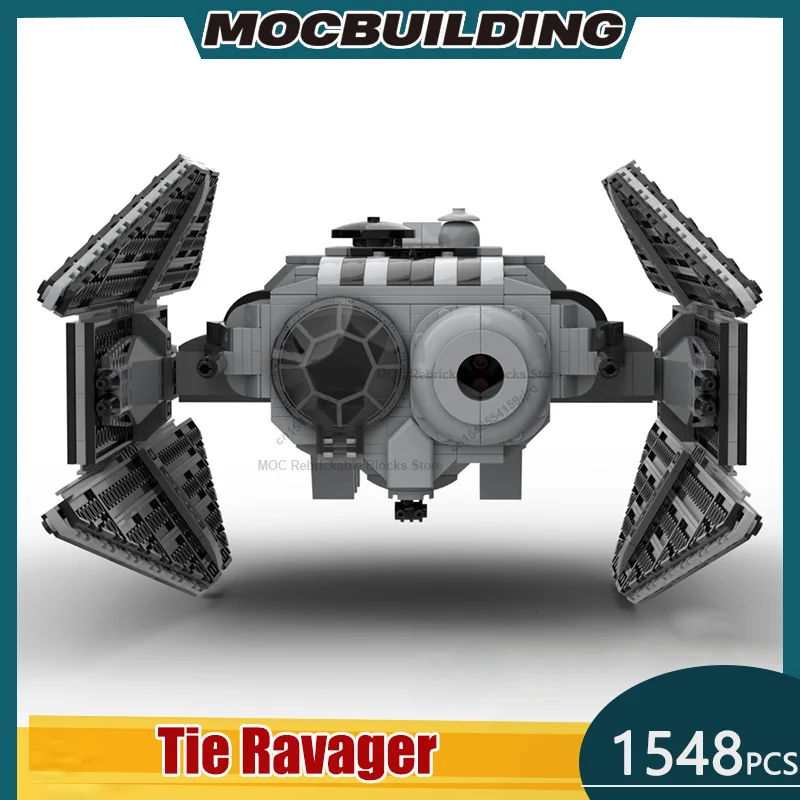 Модель Tie Ravager MOC строительные блоки сделай сам сборка кирпичей космическая