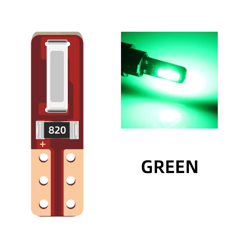 

10 шт. T5 W3W 74 286 W1.2W внутреннее освещение автомобиля, индикатор клина, приборная панель, предупреждающая лампа, декоративная атмосферная лампа