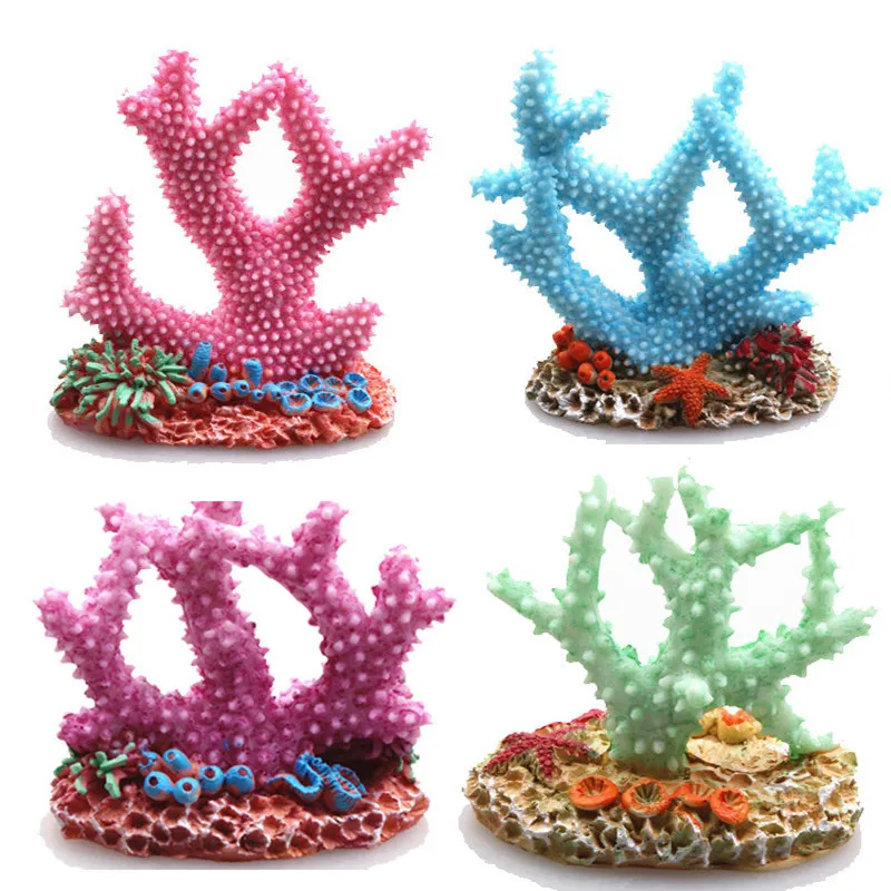 

Aquarium Fish Tank Resin Coral Decoration Fish Aquarium Decoration Artificial Coral for Fish Tank Resin Reef Rock Ornaments