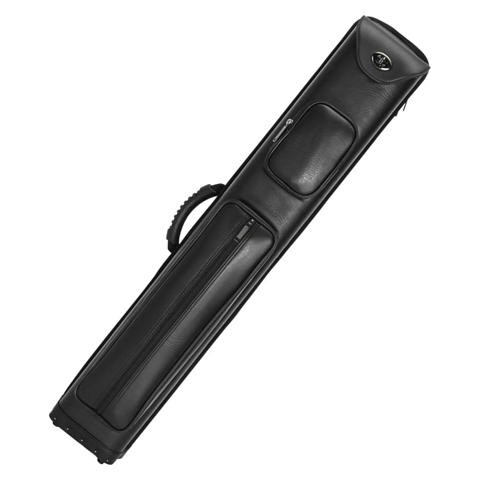 

3x5 Hard Pool Cue Case Billiard Pool Cue Rod Carrying Bag - Holds 3 Butts and 5 Shafts, Black