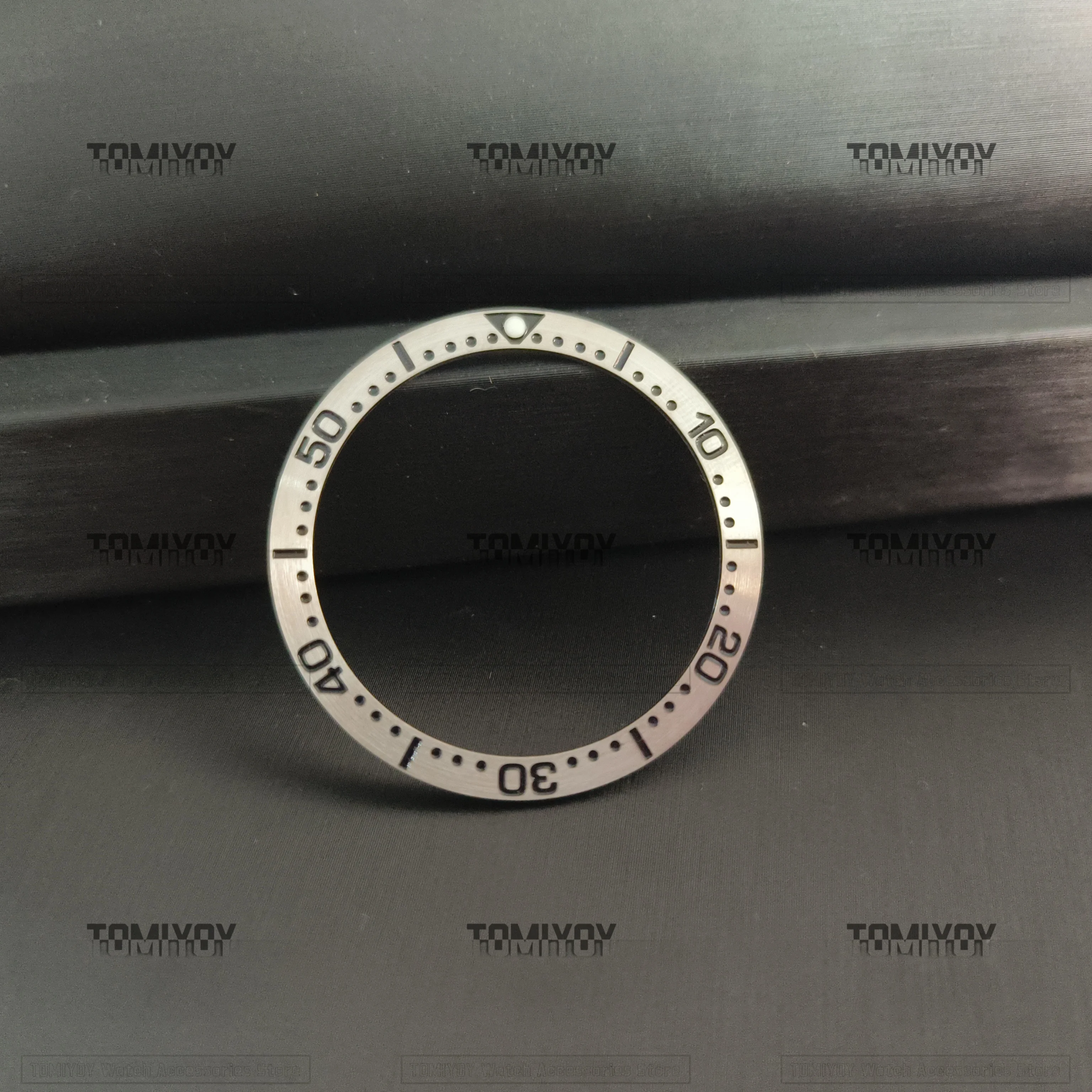 

Mod Green Luminous 38MM*31.5MM Polished Aluminum Brushed Stainless Steel Bezel Insert For SEIKO SKX007 SRPD Mechanical Watch