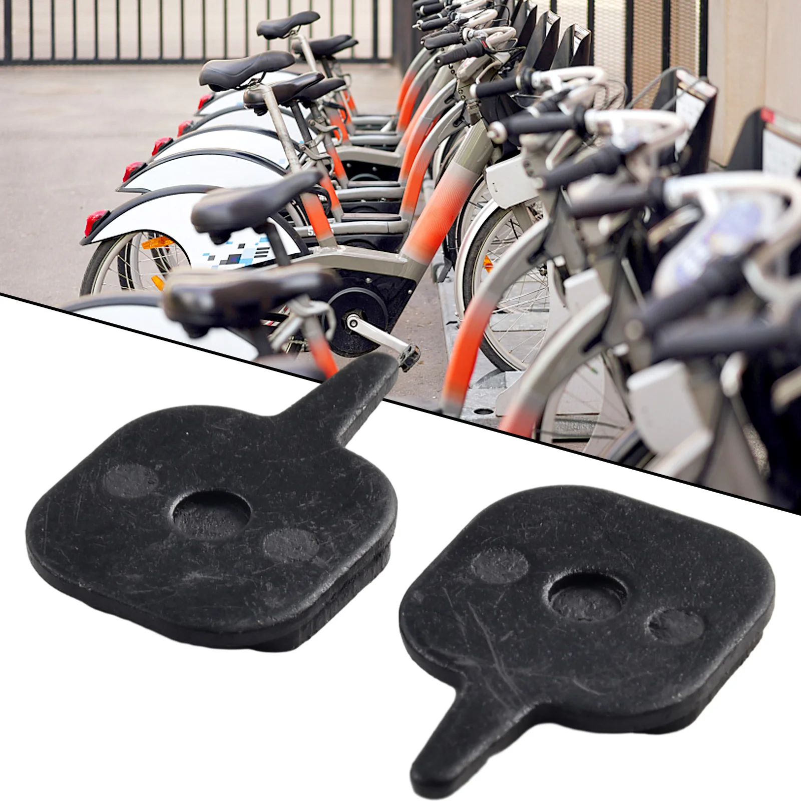 Колодки Тормозные колодки 37*25 4*4 мм Функциональные велосипедные черные дисковые