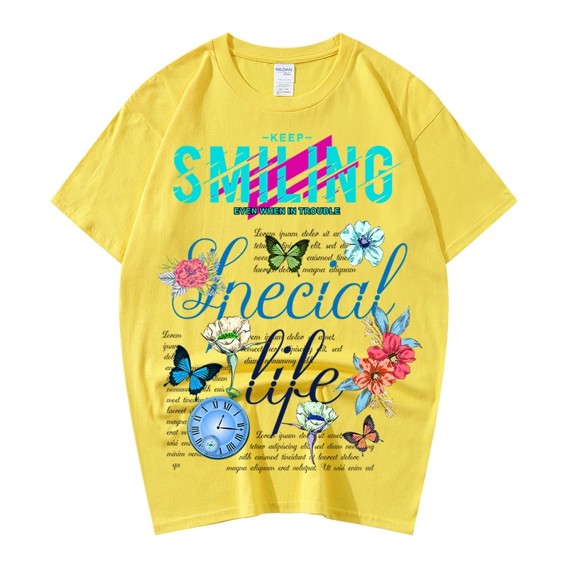 

Yellow T Shirt Men Brand Clothing Printed 100% Cotton Oversized Short Sleeve Summer Male Grey Tees Fashion Funny Streetwear