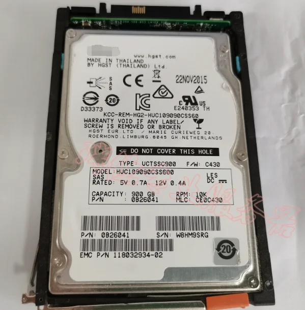 

Для жесткого диска EMC 005049808 005050212 900GB 10K 2.5 сервер SAS