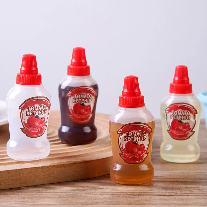 Мини Портативная бутылка для соуса диспенсер салата кетчупа пластиковая приправ