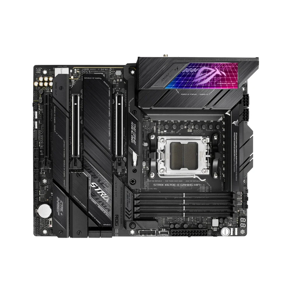 Материнская плата ASUS ROG STRIX X670E-E GAMING WIFI с поддержкой 7900X 7800X3D 7600 7500F Процессор DDR5 8000