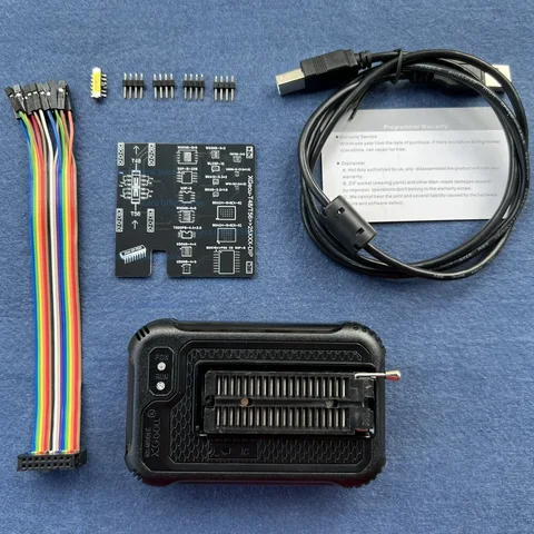 Программатор XGecu T48 с поддержкой 34000 + микросхем для SPI/Nor/NAND Flash BIOS MCU EEPROM AVR PIC + адаптер 17 в 1 + кабель ISP