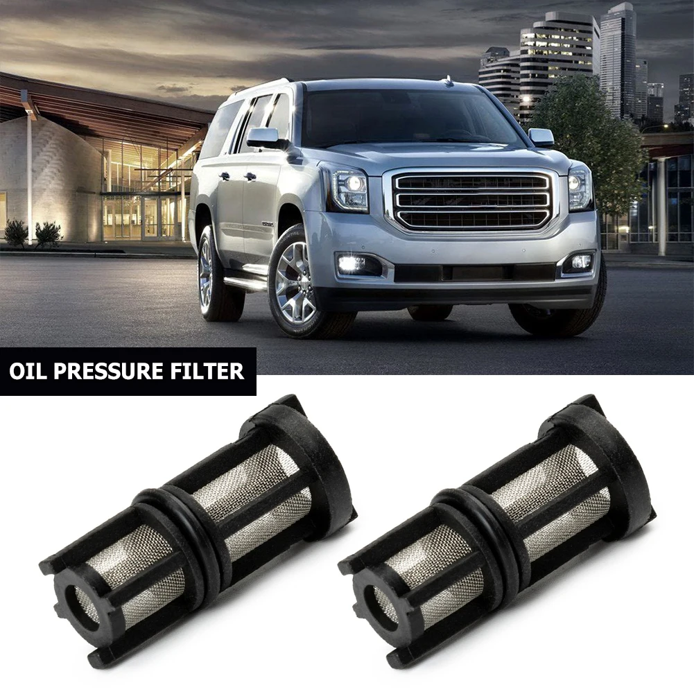 

Универсальный Масляный фильтр, легкая установка, 2 шт., автомобильный Сменный масляный фильтр, экран фильтра масляного давления из нержавею...