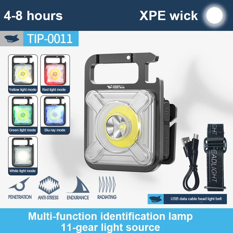 

Usb Charging Emergency Lamps Portable Outdoor Light With 11 Lighting Modes 11 Lighting Modes Usb Rechargeable Led Work Light