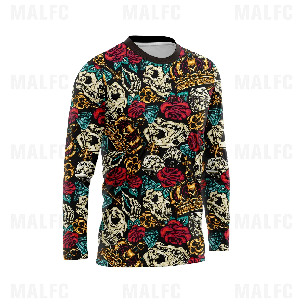 MALFC-Велосипедный трикотаж для мужчин и женщин одежда мотокросса горного эндуро