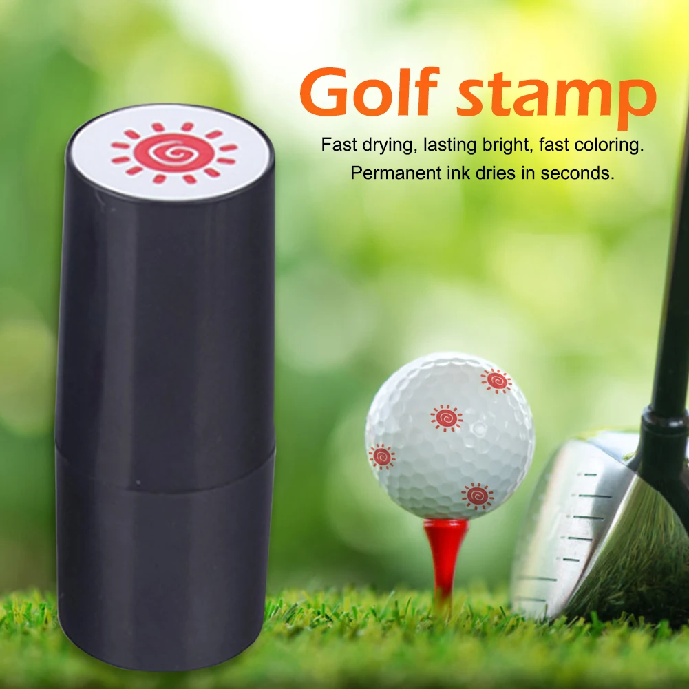 

Golf Ball Stamp Stampers Markers Golf Ball Stamp Quick Drying Long Lasting Golf Ball Stamper Random Pattern Gift