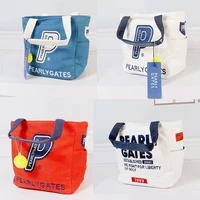 2022 new golf bag women general large capacity canvas handbag cartoon embroidery storage bag golf equipment