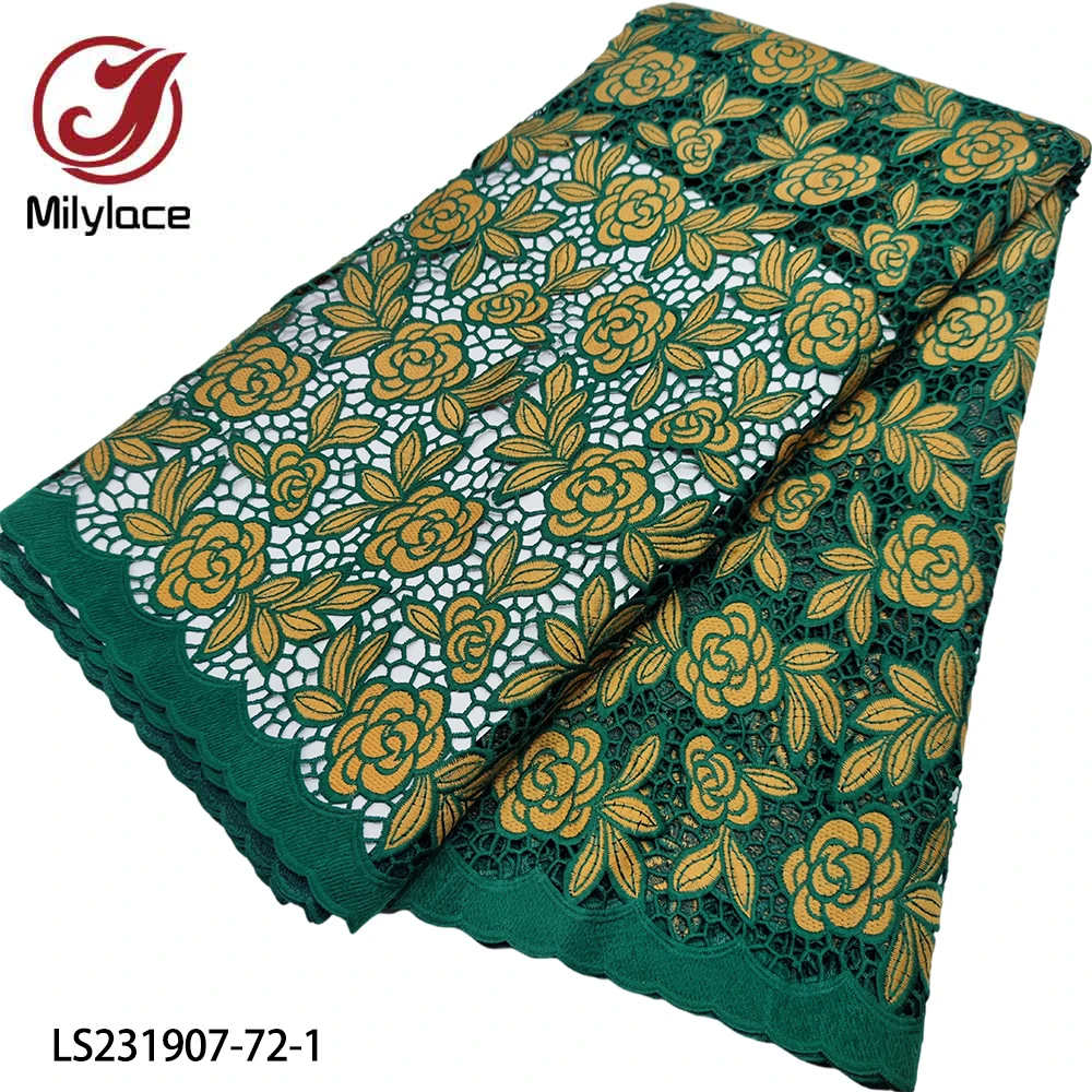 

Горячая Распродажа, африканская сухая хлопчатобумажная кружевная ткань 2021, высококачественное кружево, швейцарская вуаль, кружево в Швейц...