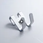 H-образная стойка над дверью, крючок из алюминиевого сплава для дверей шкафов, дверей, посуды, подвесная полка, вешалка для полотенец для ванной и душа, держатель для ключей