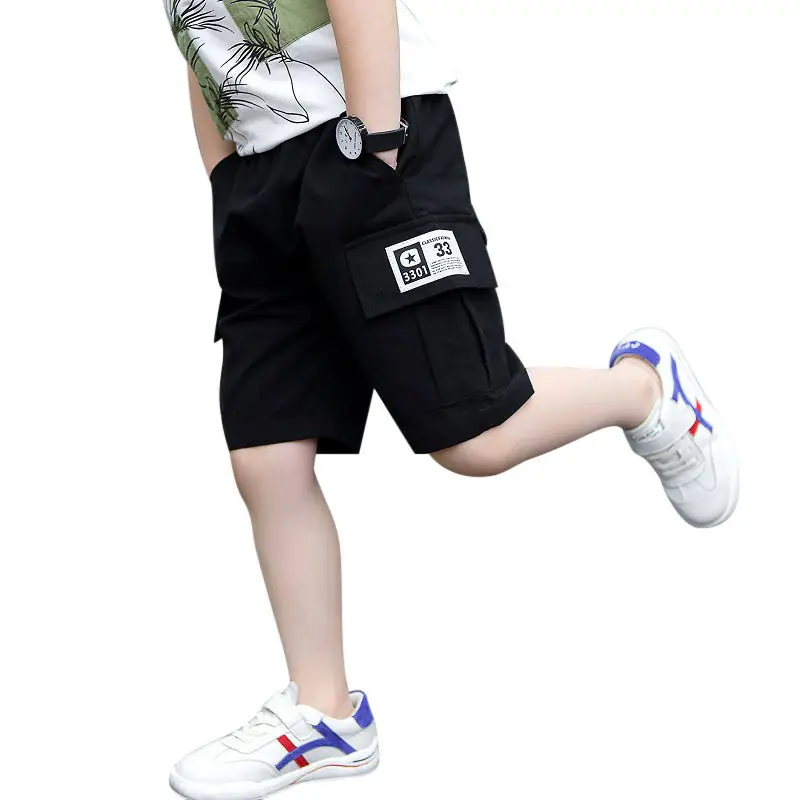 Boys Children Shorts Summer Fashion Kids Pants Clothes Child Boy Casual Shorts Teens Overalls Clothing 4 6 8 10 12 14 Years Boy images - 6