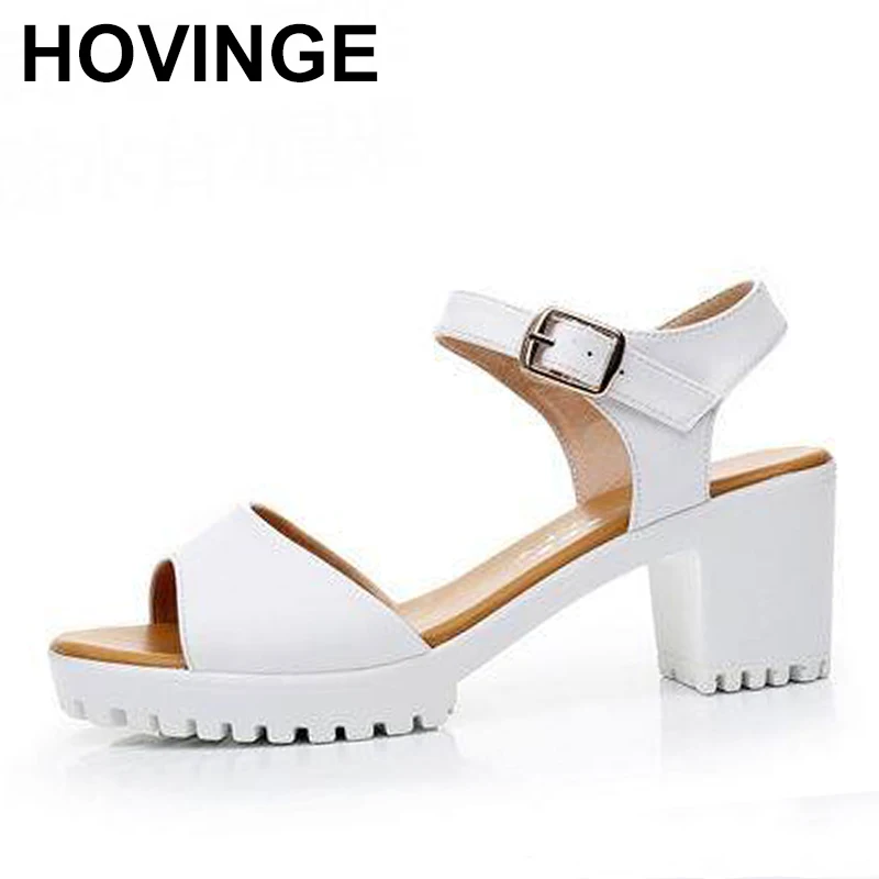 

Женские босоножки на высоком каблуке, черные босоножки на платформе, с ремешком и пряжкой, офисная обувь, лето 2023