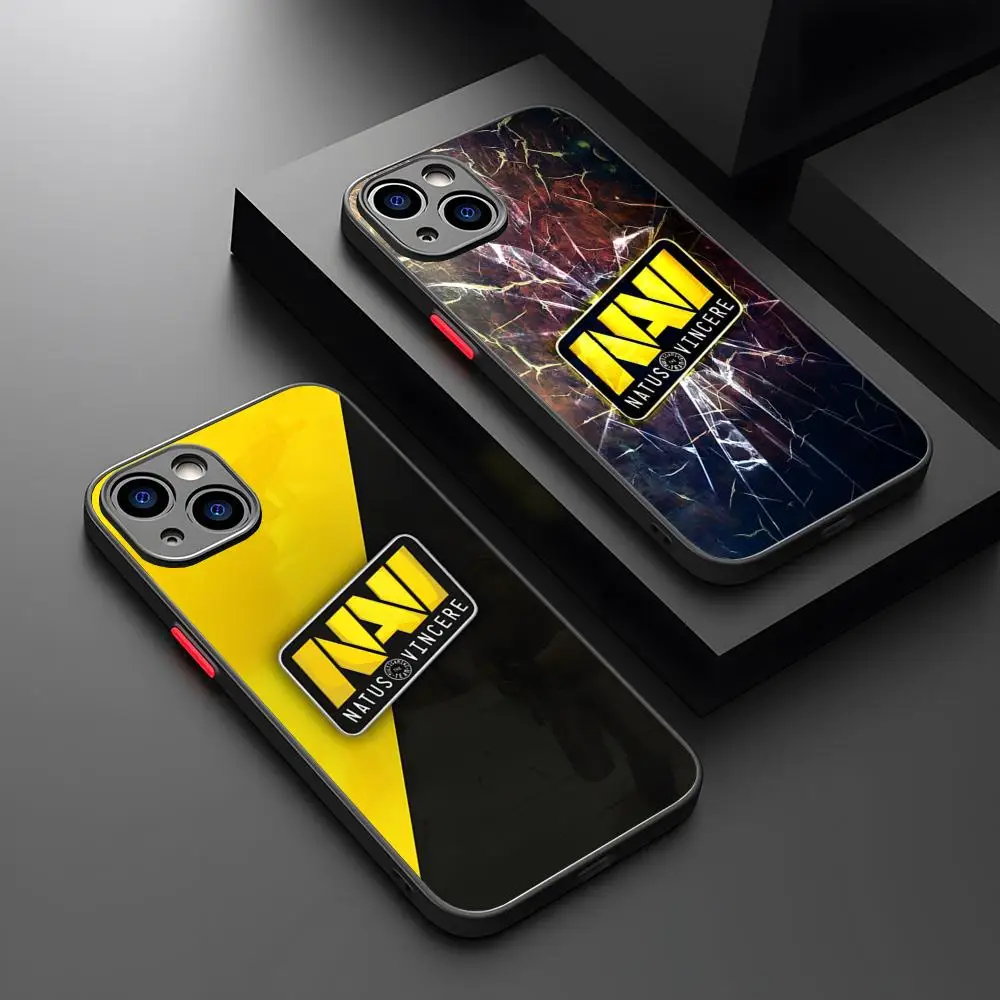 Чехол для телефона Natus Vincere Navi матовый прозрачный 16 15 IPhone 12 11 13 14 Pro Max 8 Plus задняя