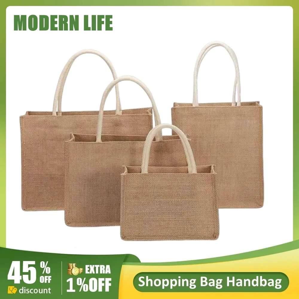 Large Summer Beach Handbags Portable Eco Top Handle Shopping