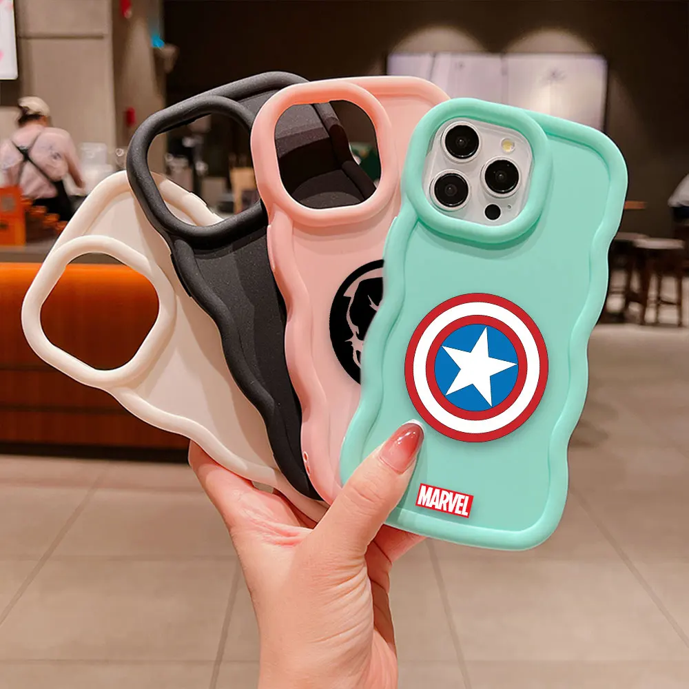 3d-волна с логотипом Халка Капитана Америка модель 3D для OPPO RENO 2F 2Z 4 5 5Z 6 6Z 7 7Z 8 8Z 10 11 11F