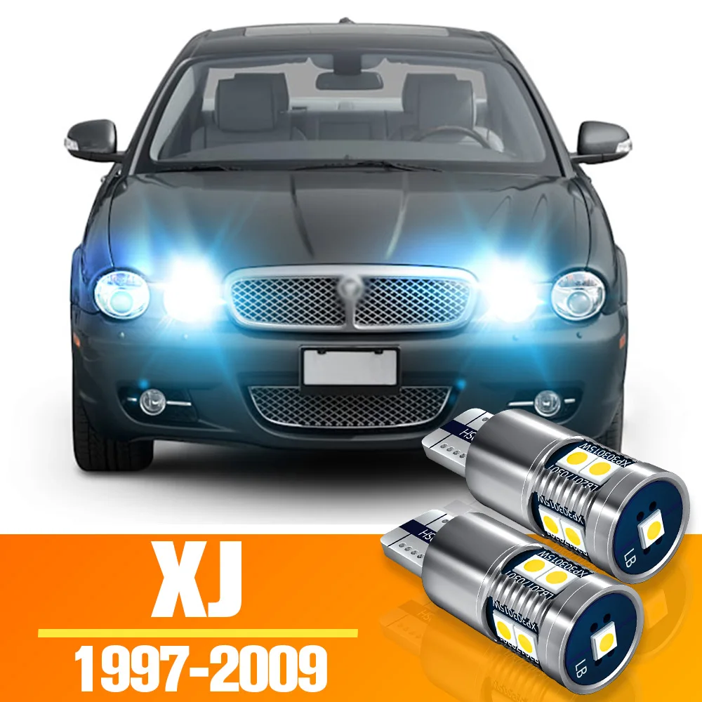 2 шт. светодиодный парковочный фонарь для аксессуаров Jaguar XJ лампа 1997-2009 2000 2001 2002 2003