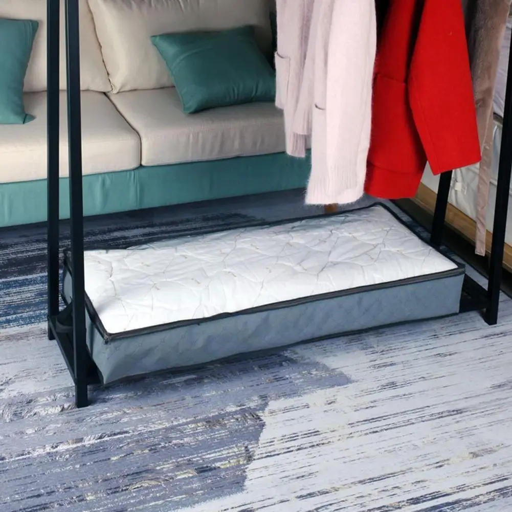 

Складные подстилки для хранения под кроватью, органайзеры из дышащего материала на молнии, для хранения одежды, J6C1