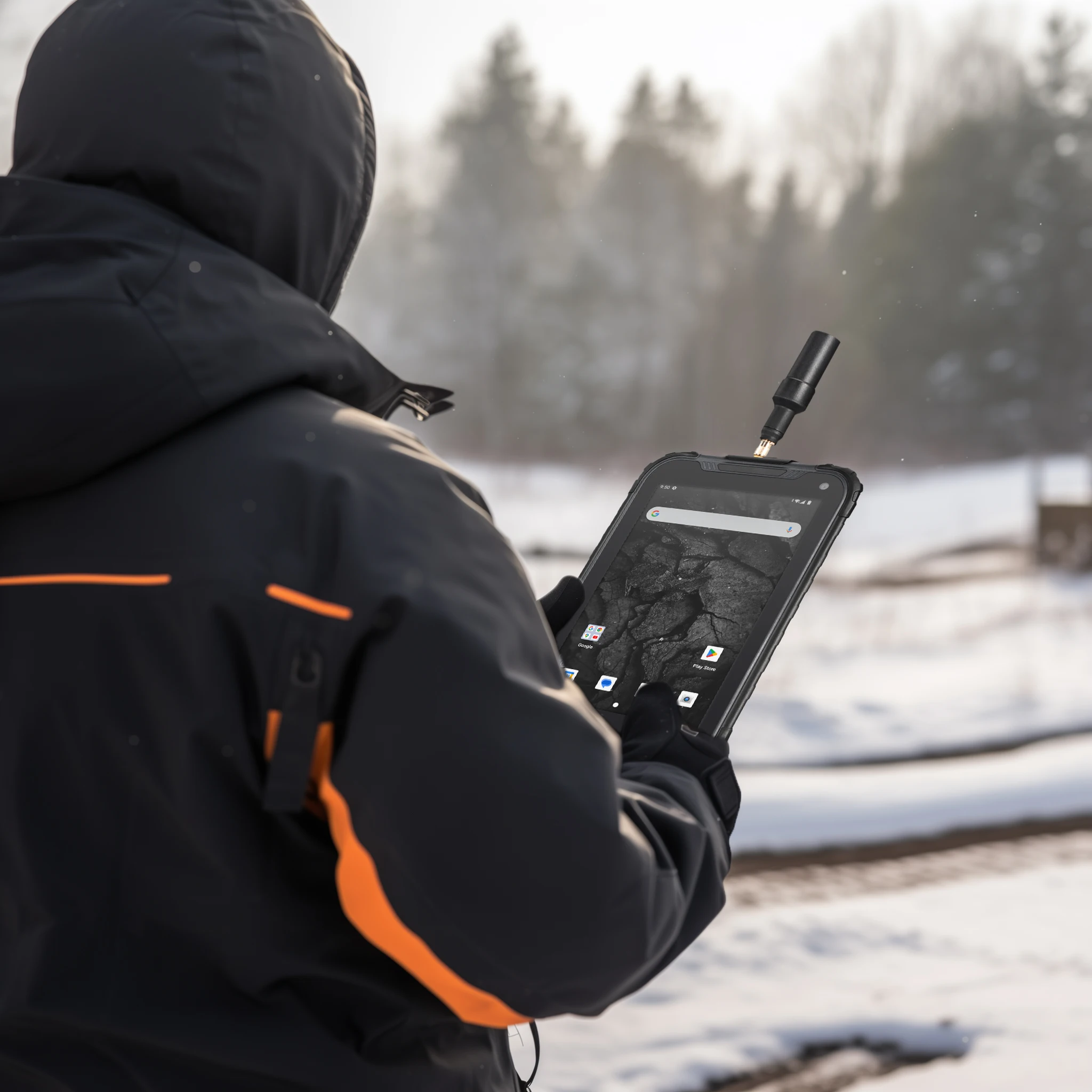 RDC80 Новейший 8 дюймов 1920 X 1200 FHD МП спереди 16 сзади Android 13 GIS Прочный планшет RTK