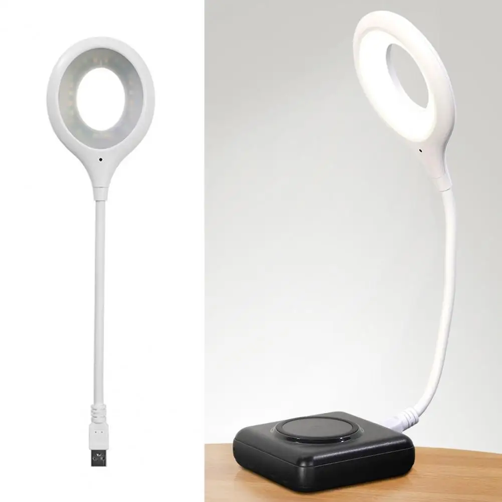 

Светодиодная прикроватная лампа, практичная, не светящаяся, портативная, свободно Гибкая светодиодная настольная лампа, портативный ночсв...