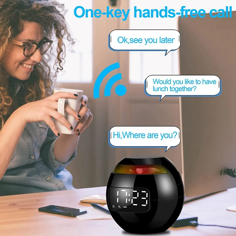 Будильник с Bluetooth-динамиком цифровой будильник сенсорное управление со