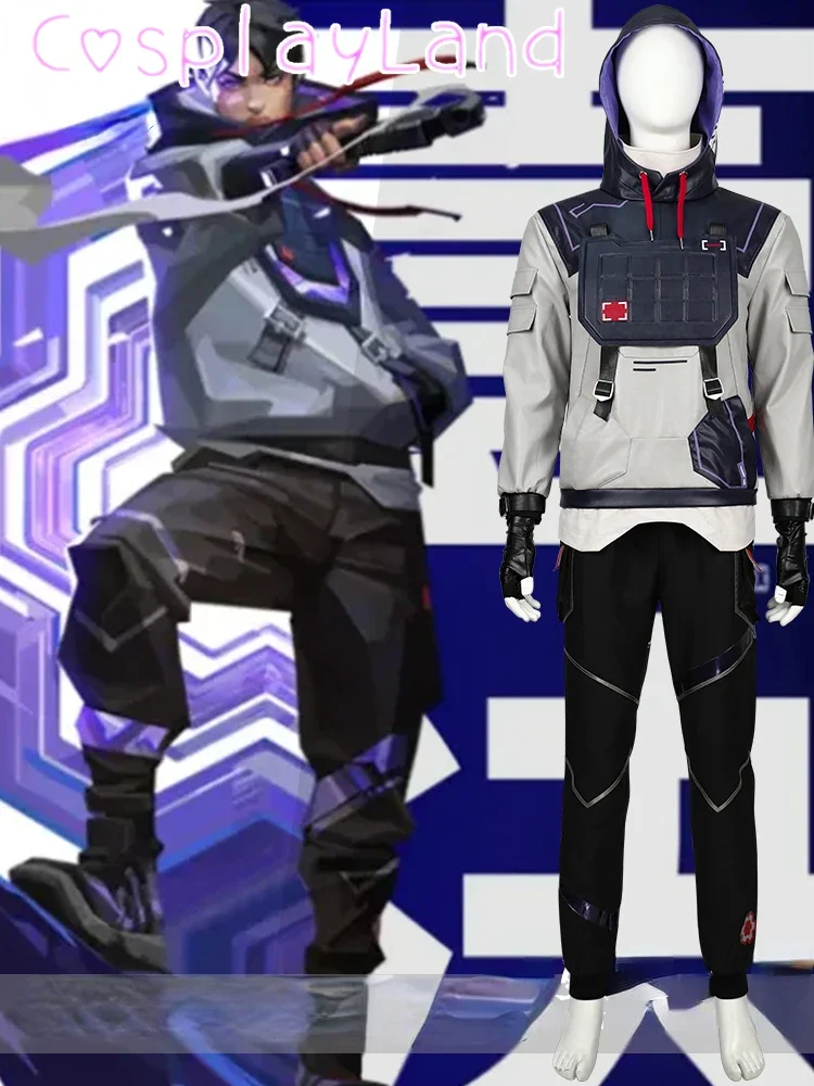 Новое поступление костюм для косплея по стандарту Iso наряд Valorant ISO боевой мужские