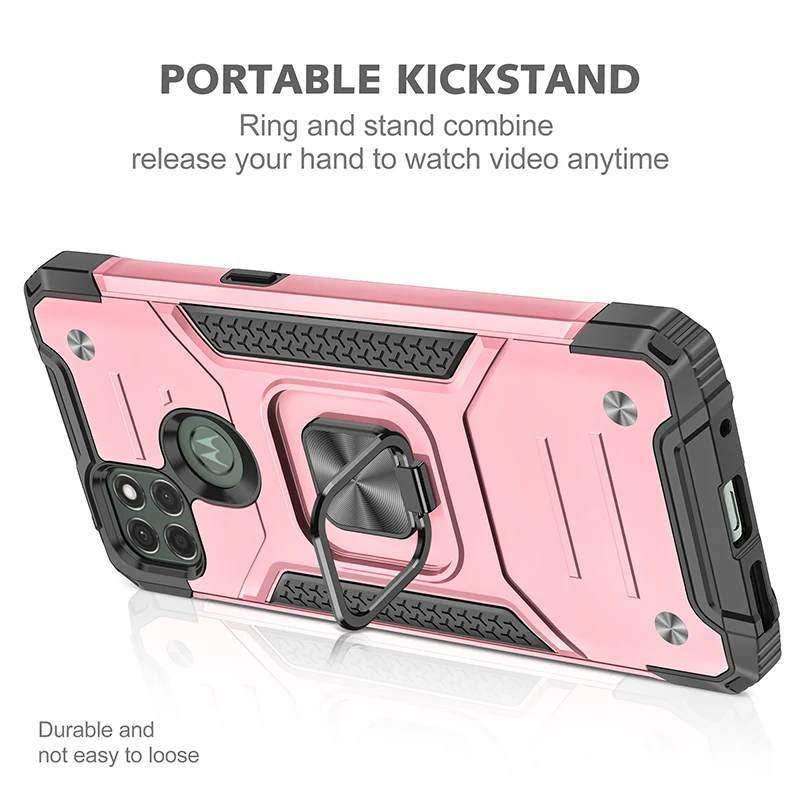 shockproof armor phone case for motorola g7 g8 g9 car holder with ring protection cover for moto g stylus g power g play g fast free global shipping