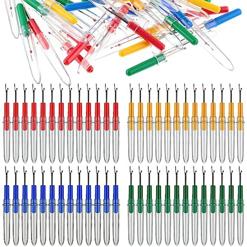 

120 Piece Colorful Seam Ripper Bulk Seam Rippers For Sewing Tool Embroidery Remover Handy Stitch Ripper, 4 Colors