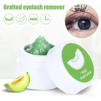 eyelash remover cream safe quick soothing non irritating grafted extension eye lashes remover with cantaloupe fruit scent cream