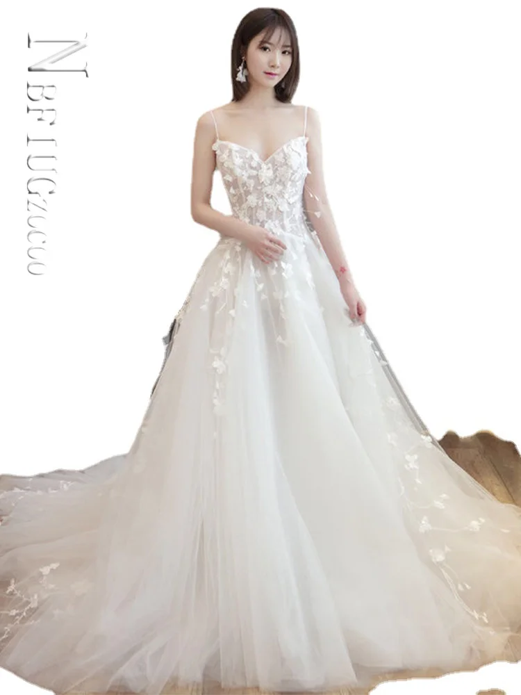Бальное платье Свадебные платья 2022 Роскошное винтажное с V-образным вырезом |