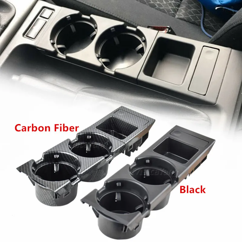 

51168217953 For BMW 3 Series E46 323i 318I 320I Dual Hole Car Front Center Console Storage Tray Box Coin + Cup Drink Holders