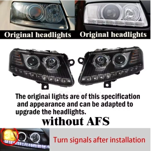 

Фары Eagle Eye для Audi A6 S6, фары 2005-2010, светодиодные автомобильные фары для Audi A6L C6, фары в сборе, дневные ходовые огни