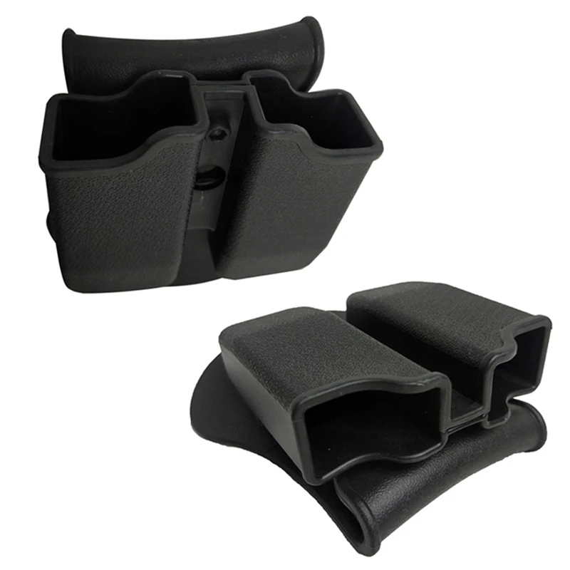 

1pc Tactical 9mm Double Magazine Pouches for Glock 17 Beretta M9 M92 Colt 1911 Hunting Universal 9mm .40 Mag Holster Mag Holster