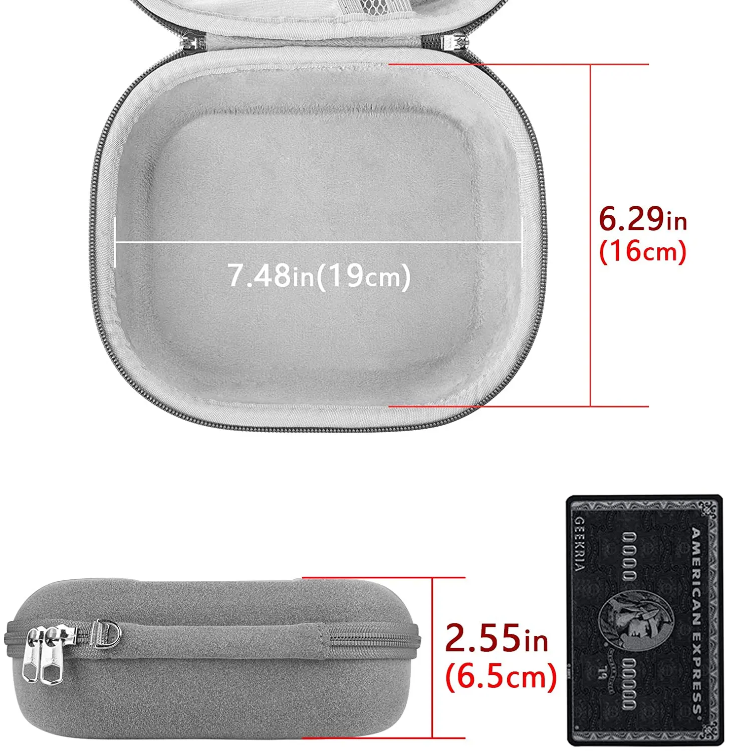 Фото Чехол для наушников Geekria чехол для Sony WH1000XM4 WH1000XM3 WH1000XM2 WHXB910N портативный защитный чехол для гарнитуры с хранилищем кабеля №5
